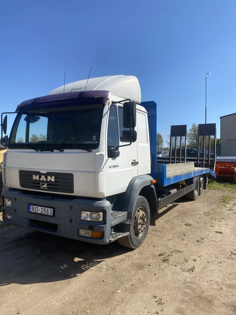 Evakuators MAN, 8 m platforma, 12 t